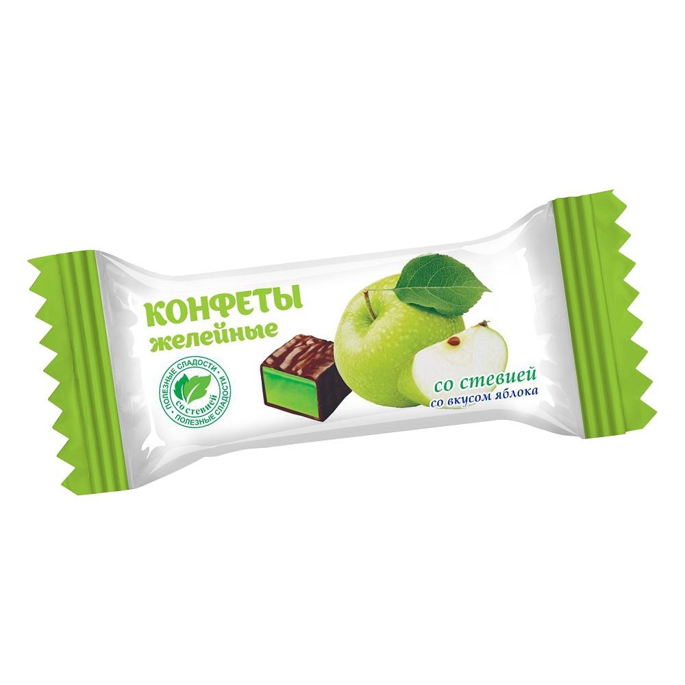 Покровск: Желейные со вкусом яблока со стевией конфеты 1/2кг