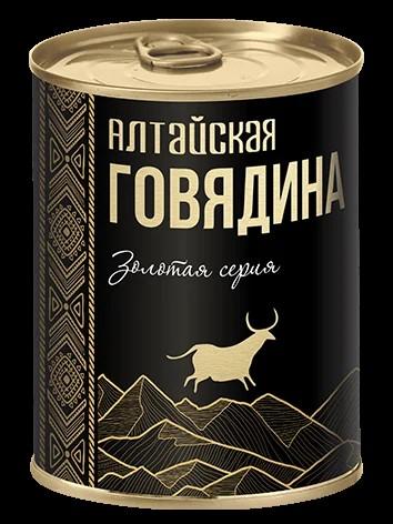 СИЛА: Говядина тушеная Алтайская 340гр/24шт ж/б СТО