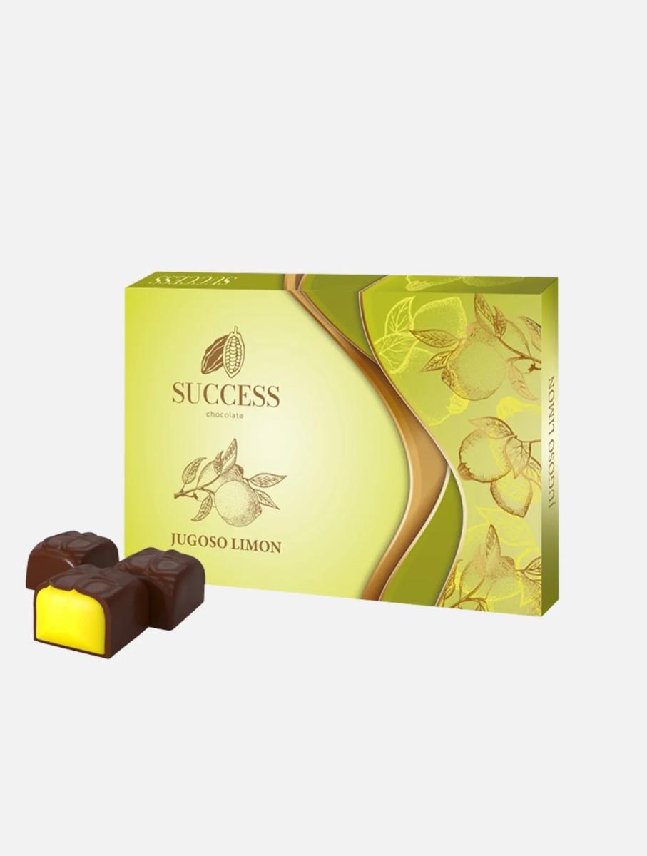Альфа: Success Limon набор конфет с обечайкой 130г/14шт
