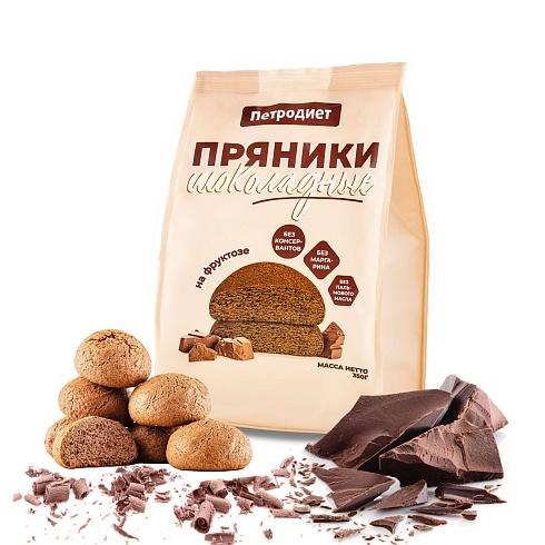 Петродиет: Пряники Шоколадные Ф 350гр/10шт